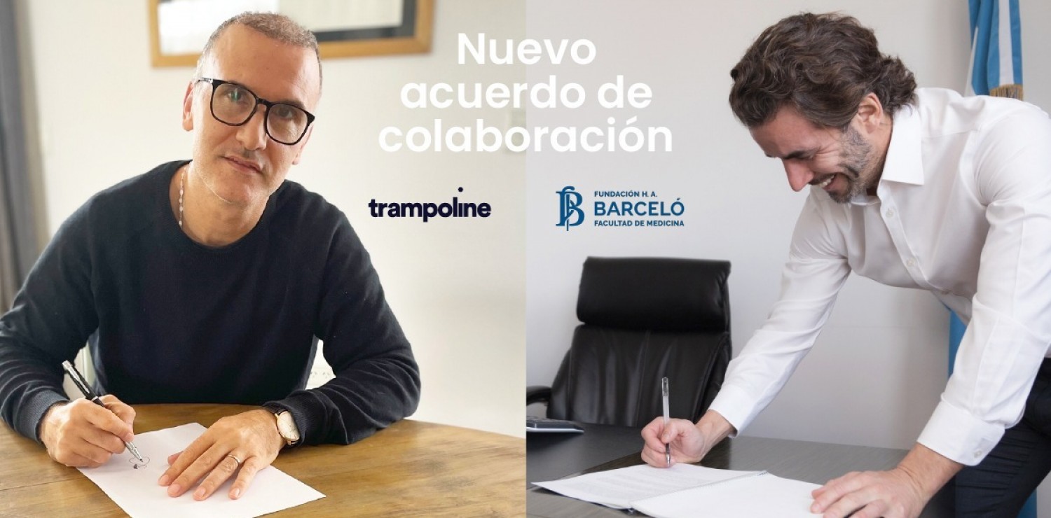 Trampoline Network y Fundación Barceló se unen para ampliar las posibilidades de vinculación y financiamiento de proyectos de innovación en salud
